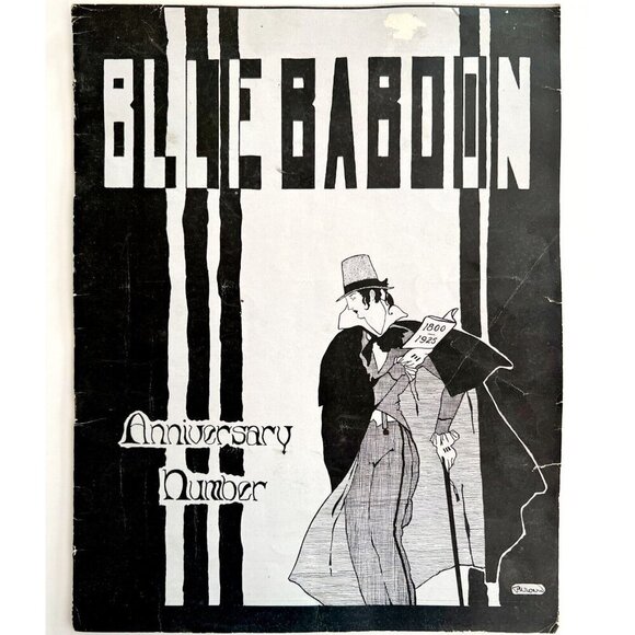 Blue Baboon Middlebury College Vermont 1925 Anniversary Publication V3 #3 DWS10 - Picture 2 of 6